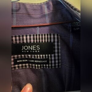 Free with any purchase_Jones New York Purple Plaid Shirt